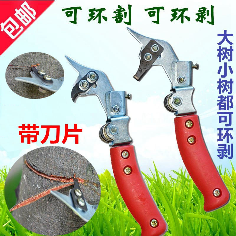 果树环割刀柑桔蜜柚枣荔枝梨树可调节大小树环剥刀器枝剪高枝剪