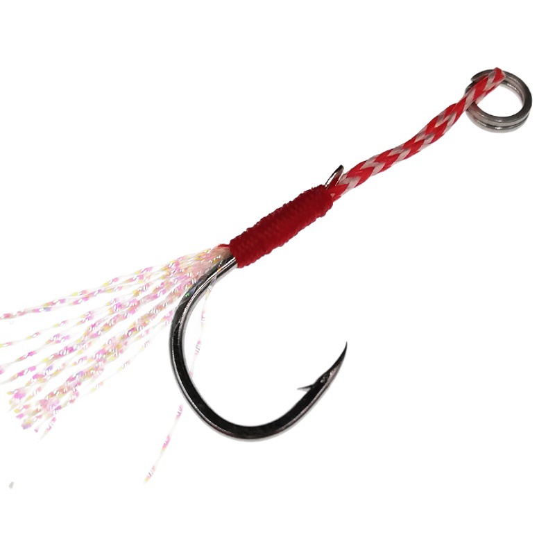 Weihai Fishing Gear Manufacturers Supply Reinforced Gold Iron Plate Hooks for Lure Fishing and Sea Fishing, Iseki Fish Hooks with 3 Hooks That Can Penetrate Scales