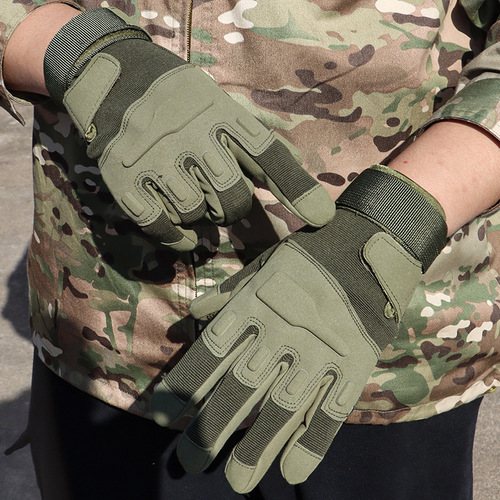 Cross-border cycling gloves full finger for motorcycle, bicycle, and scooter suitable for spring, autumn, winter touch screen for men and women outdoor gloves