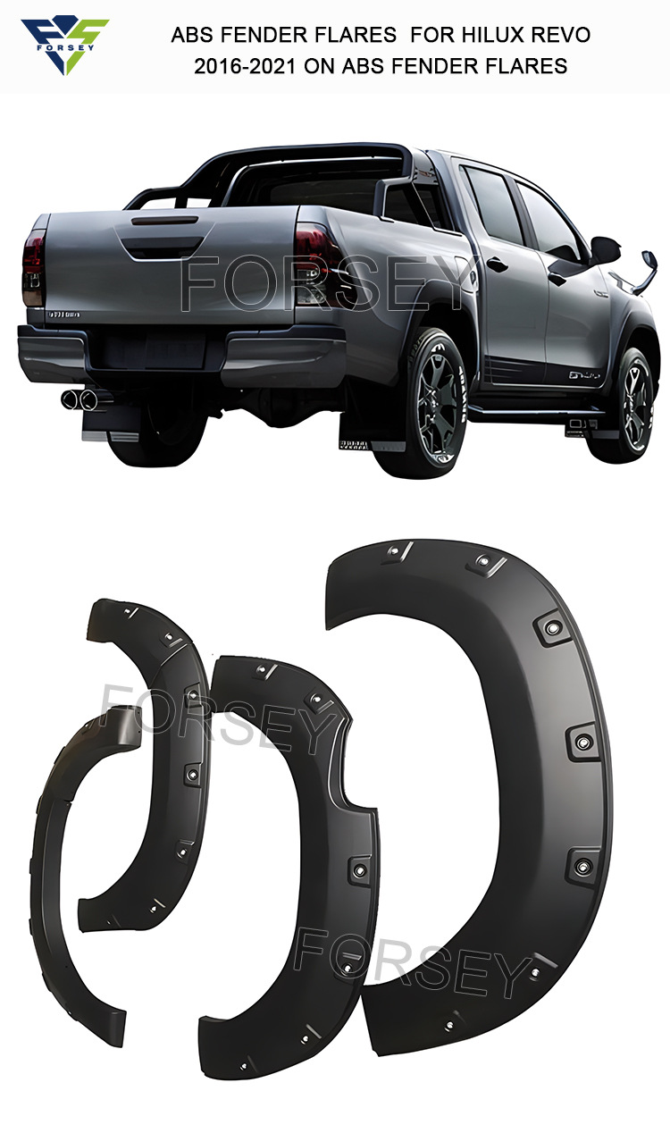 Suitable for Hilux Revo 2016-2021, Special Wheel Arch Widening and Anti-Scratch Wheel Arch Protection