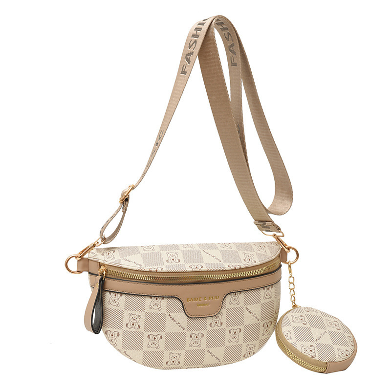 Bolso de moda moda para mujeres 2025, nueva moda, bolso de pecho de letras extranjeras, bolso de hombro casual, bolso pequeño.