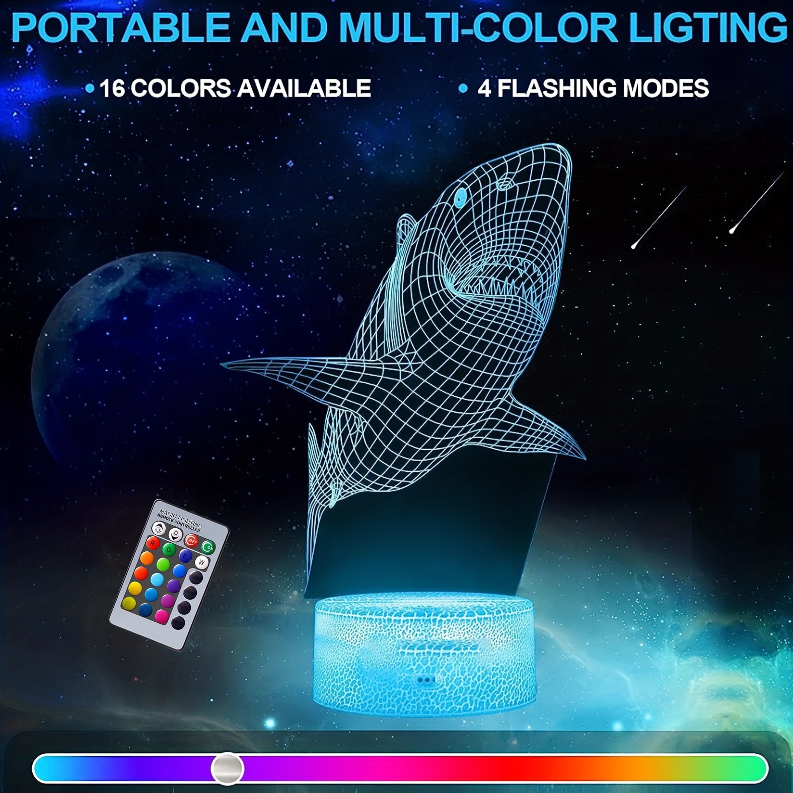 Luz de noche 3D habitación de niños luces de atmósfera luces de cabecera luces de noche luces de escritorio luces de atmósfera decoración de dormitorio image 17