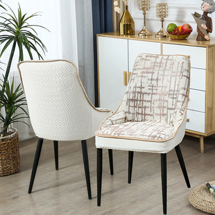 Ll Small Armrest Summer Ice Silk Chair Cover All-Inclusive Special-Shaped Accessible Luxury Dining Table and Chair Cover Breathable Elastic Leather Chair
