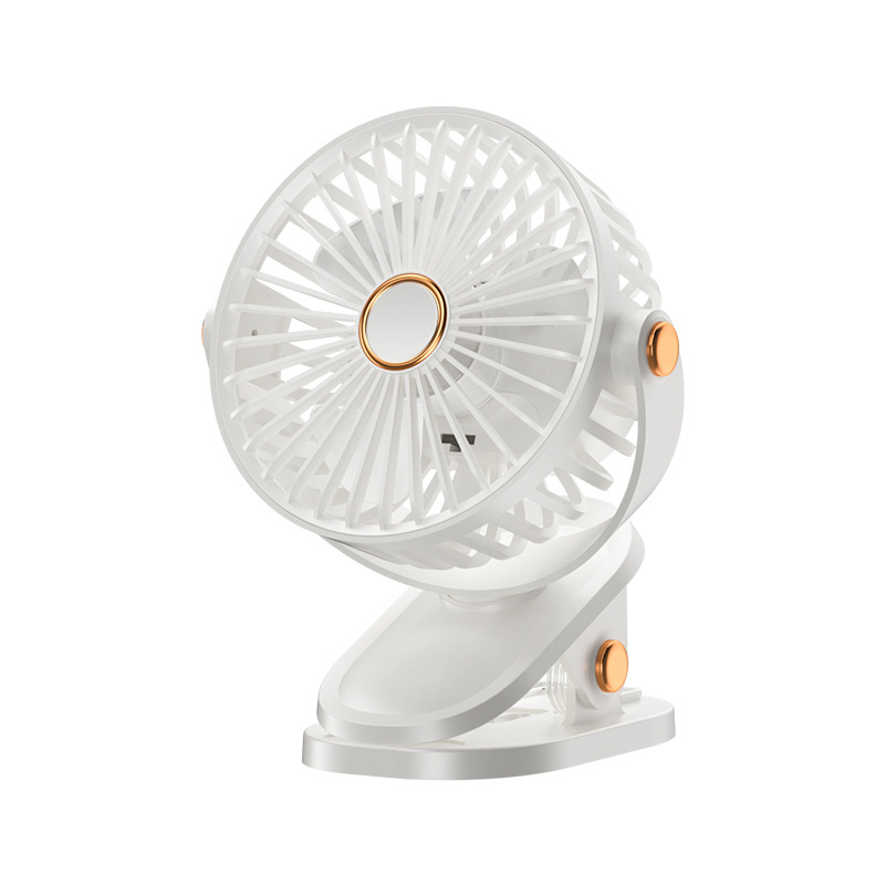 Nuevo clip, ventilador pequeño, ventilador eléctrico pequeño, dormitorio de estudiantes, mini clip de oficina silencioso portátil