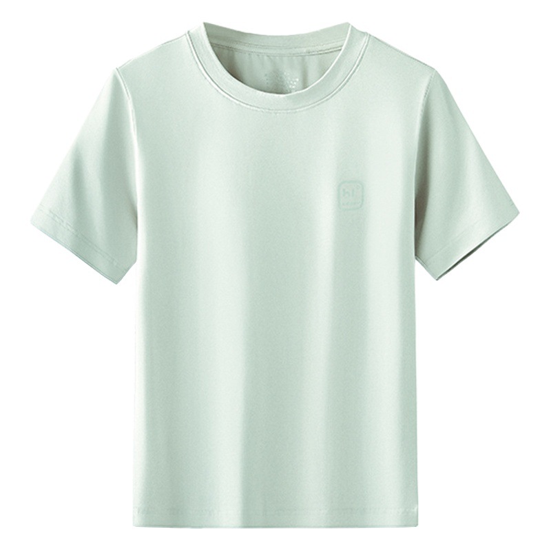 Ropa de hogar de manga corta fina de algodón Modal para primavera y verano para niños y niñas que puede salir pijamas camisetas finas al por mayor