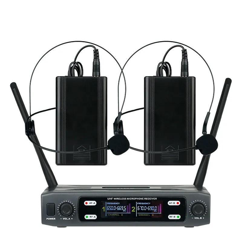 Comercio exterior del segmento U de micrófono inalámbrico micrófono transmisión en vivo de uno a dos micrófono de mano micrófono profesional karaoke en casa