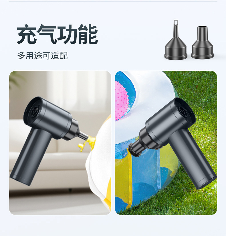 Car vacuum cleaner with high suction power, super strong blowing and suction machine, high-power wireless handheld electric vacuum cleaner for cars