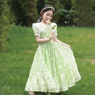 女童夏装连衣裙2026新款儿童公主裙洋气女大童装夏季女孩裙子夏款
