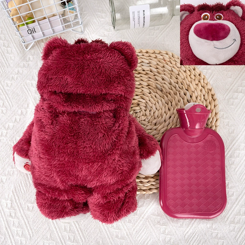 Winter explosion-proof water container, plush cute doll, handheld hand warmer for students