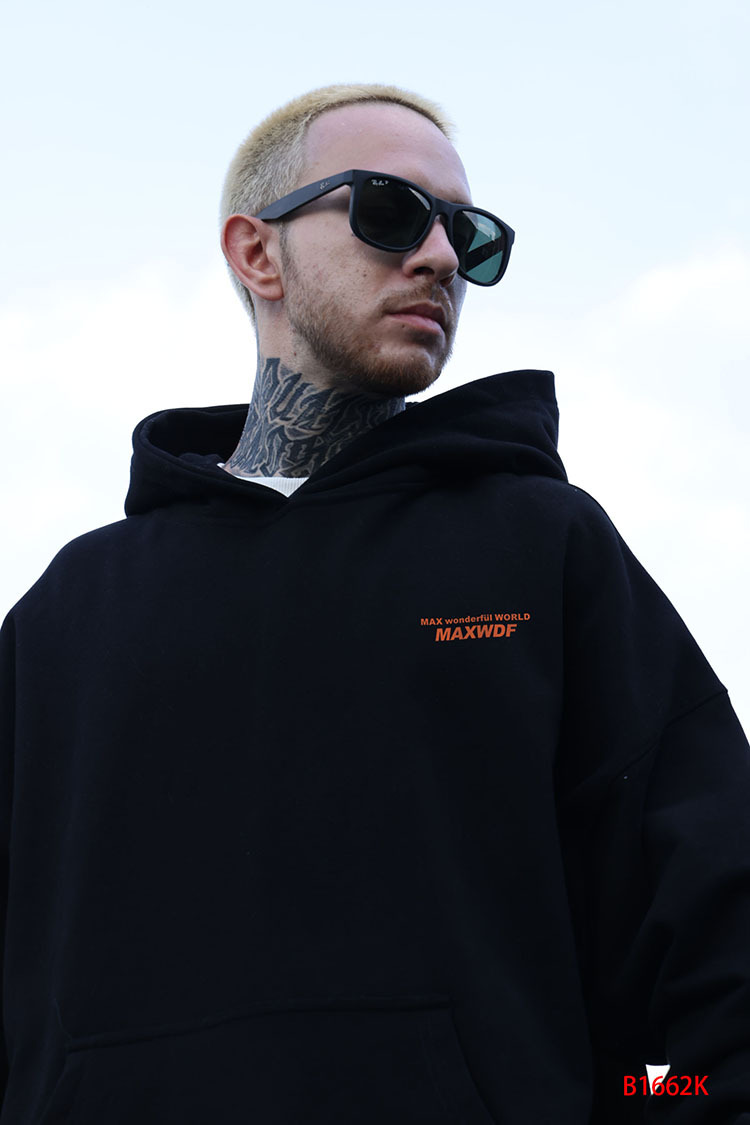 Sweat à capuche pour homme, ample, imprimé portrait, couple, style, lourd, haute qualité, original_voghion.com