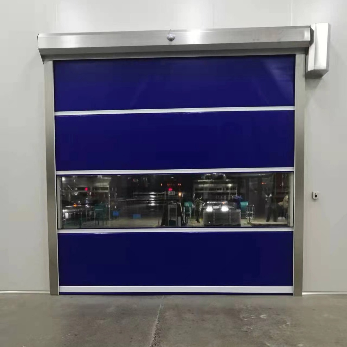 厂家批发快速门卷帘门堆积门柔性大门PVC门电动门自动门卷闸门