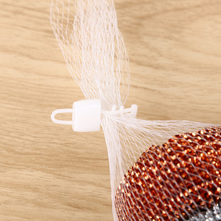 Plastic mesh bag wholesale cleaning Ball Packaging net pocket small mesh Toy Packaging net bag net Buckle brand new PP material