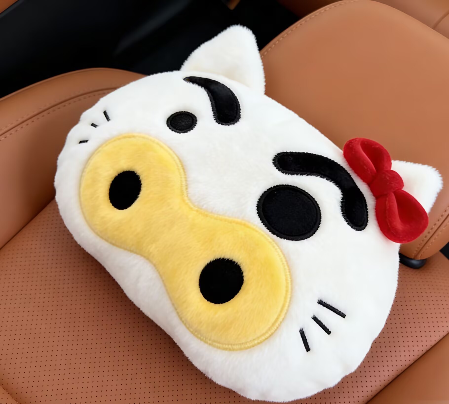 Crayon Shin-Chan Chubby Zaemon Car Headrest Neck Pillow Cushion Car Seat Crayon Shin-Chan Car Headrest