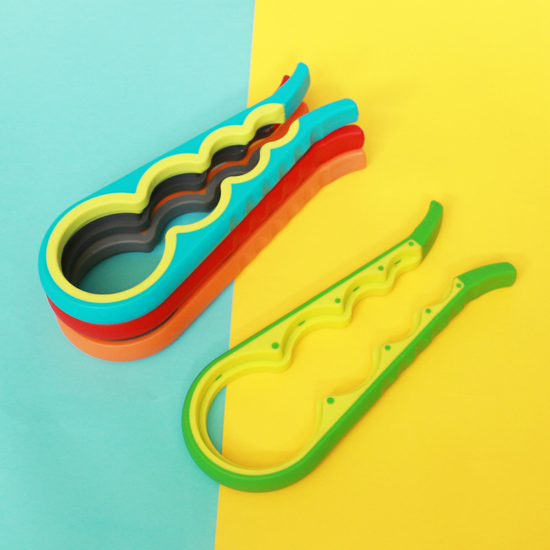 Multifunctional Four-in-One Bottle Opener from Manufacturer for Household Kitchen, Non-Slip Bottle Opener