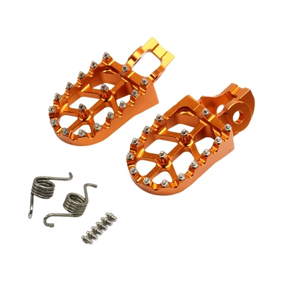 Cross-country motorcycle pedal Motorcycle pedals - ktm-pedal-orange
