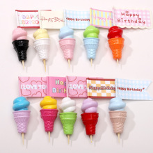 亚克力烤漆冰激凌甜筒串珠散珠手工diy挂包手机链挂件材料包饰品