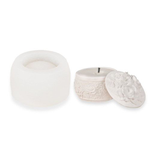 Sanxin Swaying Plaster Bottle Silicone Mold DIY Aromatherapy Candle Rose Vase Diffusing Stone Car Ornament Grinding Tool