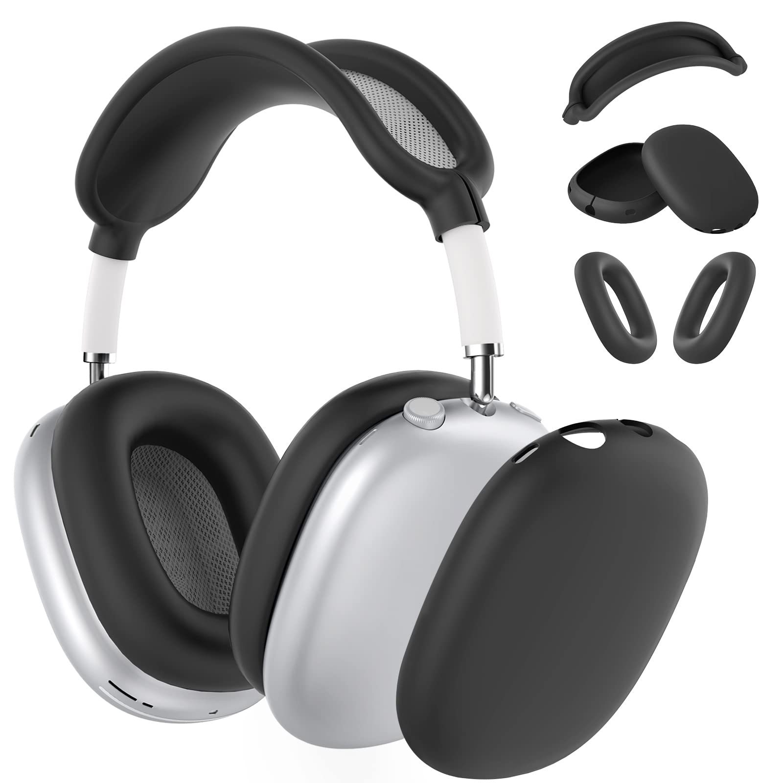 Aplicable para Apple AirPods Max auriculares cubierta de aluminio cubierta de protección contra caídas para auriculares de Apple