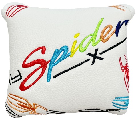 Golf club manga putter imán naranja Mallet Comercio exterior Venta caliente cabeza de la varilla cubierta protectora aplicable araña