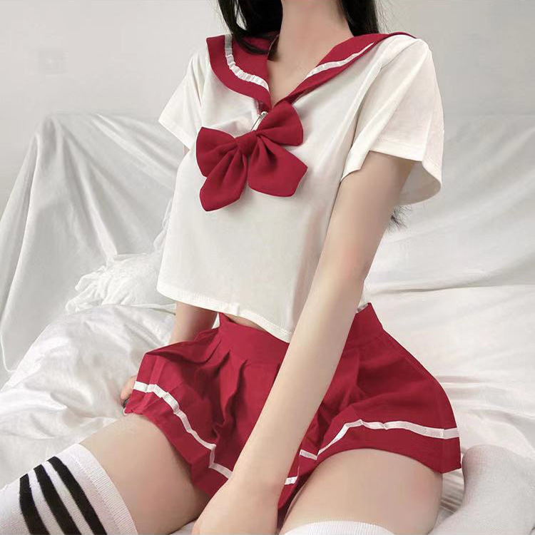 Sexy Campus Sex Underwear Student Uniform Pajamas Sailor Passion suit Temptation Pure Desire Clothes Wholesale