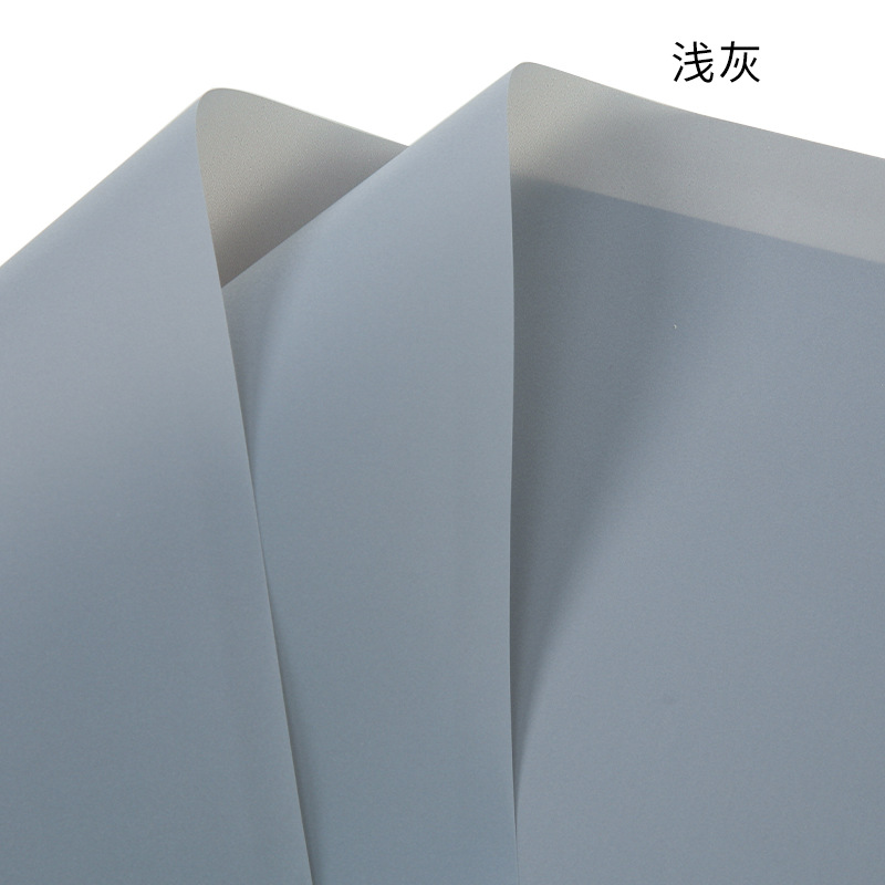 Papel de embalaje de flores al por mayor material de floristería ramo material de papel de embalaje material de embalaje papel de embalaje impermeable papel de doble cara bicolor Ouya