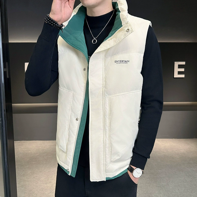 Трансграничный тренд теплая пуховая жилет для отдыха