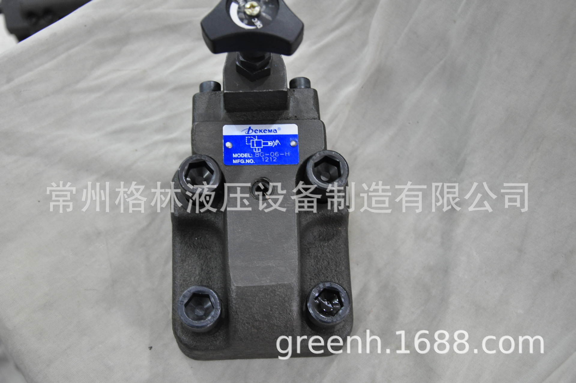 BG-06-H先导式溢流阀及流量阀插装阀