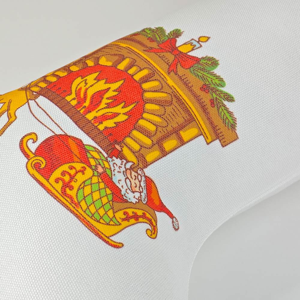 Transferencia térmica Navidad decoración de calcetines a juego de colores Nochebuena colgante de Navidad suministros de decoración al por mayor