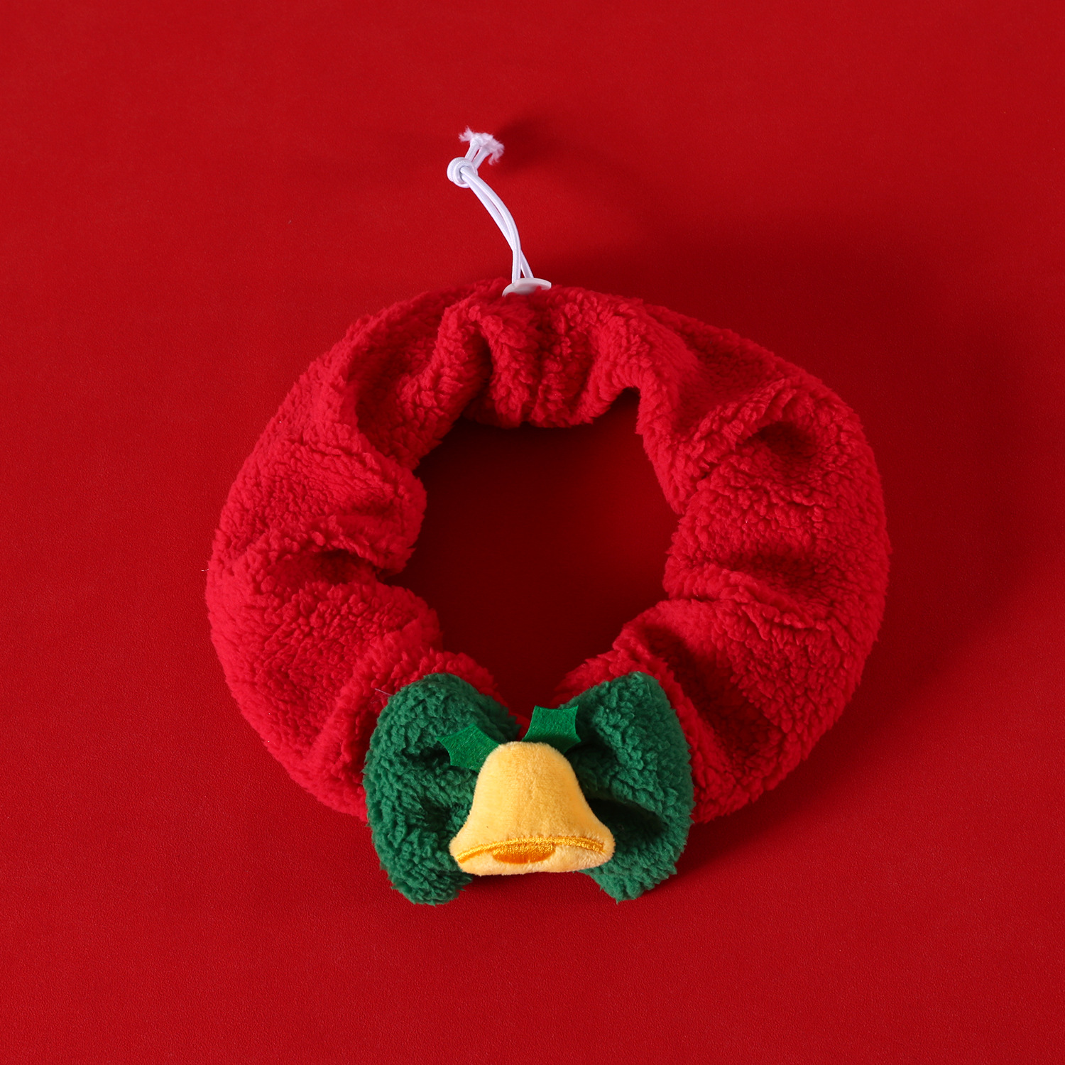2025 Pet Bichon Puppy Traje de Navidad Árbol de Navidad de felpa Campana Bufanda Sombrero Gato Gato Cálido image 8