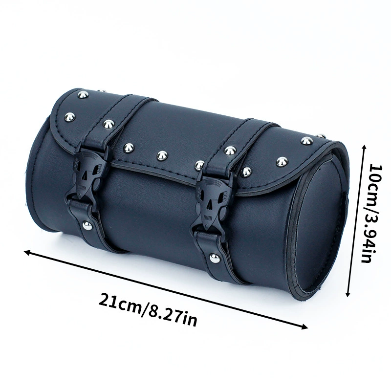 Водонепроницаемый солнцезащитный крем прочный матовый черный кожаный мотоцикл передняя и задняя сумка небольшая сумка комплект