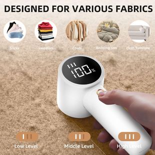 Private Model Digital Display Electric Clothing Dehairing Machine Rechargeable Handheld Six-Blade Shaving Machine Steel Knife Hair Ball Trimmer