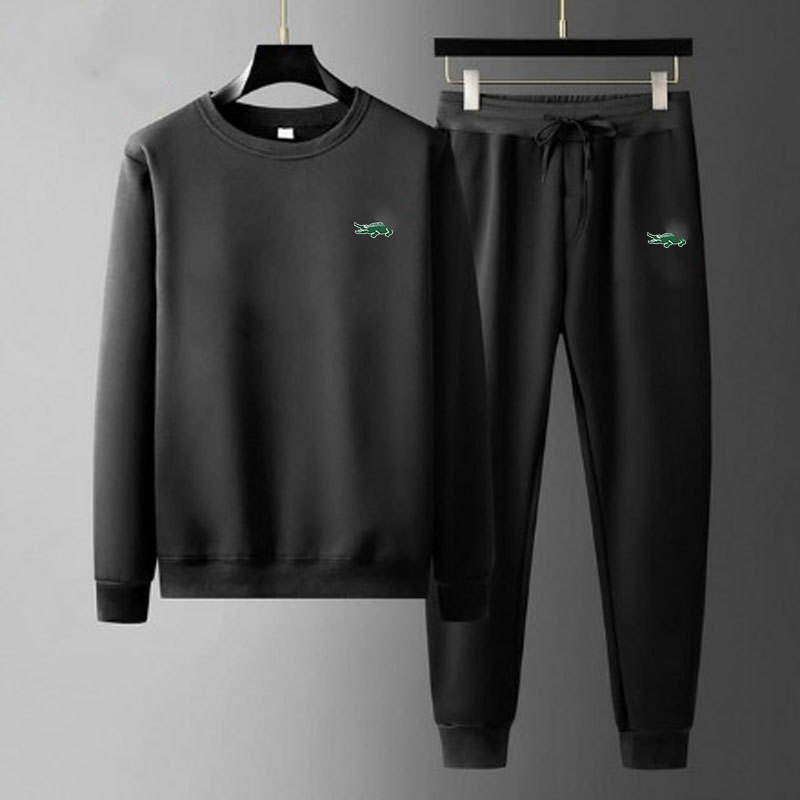 2024 Cross-border New Casual Crewneck Sweatpants Fashion Jogging Sportswear European and American Men's suit Wholesale