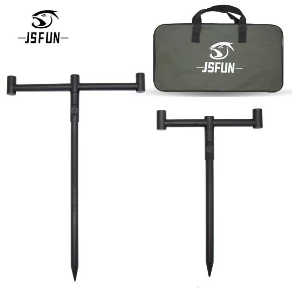 Cross-border cross-bar combination European carp fishing fly fishing aluminum alloy bracket battery fishing alarm bracket