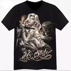 Summer New European and American Explosions 3D Digital Printing Short-sleeved Casual Motorcycle Men's T-shirt Fashion Trendy 2024