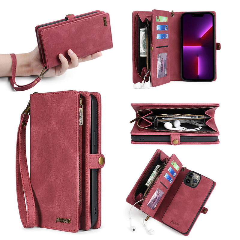 For iphone16Pro Flip Phone Leather Case IP15promax Wallet Phone Case Apple Protective Case For iphone16Pro Flip Phone Leather Case IP15promax Wallet Phone Case Apple Protective Case