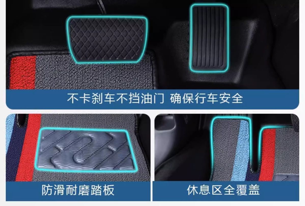 Volkswagen Jetta VS7 Floor Mats 20/21/22/23/24 Models Full Coverage Original Factory-Specific TPE Car Floor Mats Modification