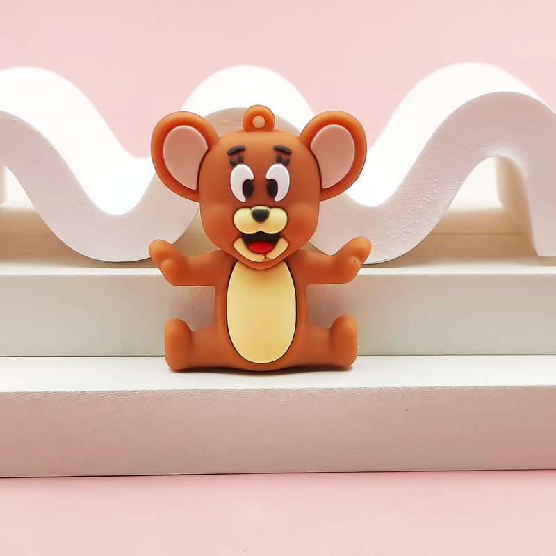 Tom and Jerry Car Ornaments, Cute Cartoon Keychain Pendants, Creative Dolls