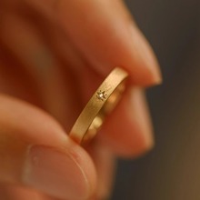 18k真金电镀锆石哑光芒星开口戒指复古轻奢食指戒小众高级感指环