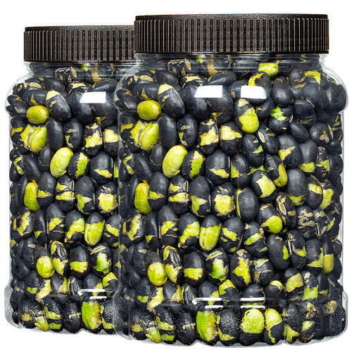 No added salt, ready-to-eat cooked black beans original flavor 500g, saccharine-free, high-protein, crispy snacks for pregnant women and children