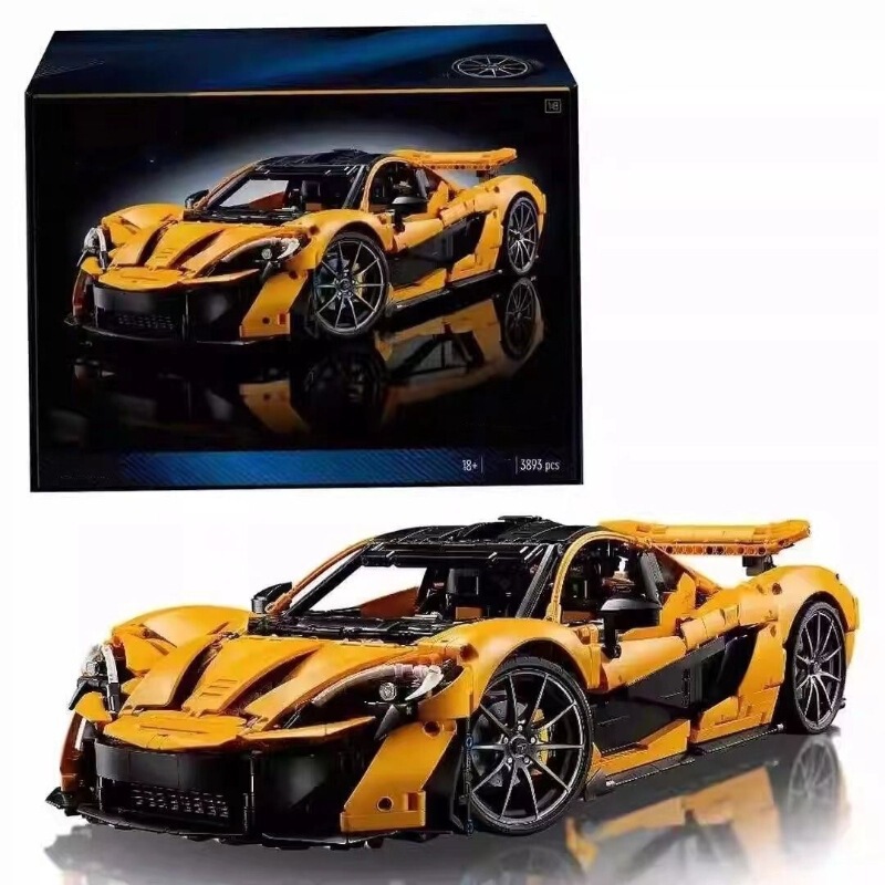 Cross-Border Compatible Lego 42172 Technology Mechanical Set Series Mclaren P1 Sports Car Building Block Assembly Toy Cross-Border Compatible Lego 42172 Technology Mechanical Set Series Mclaren P1 Sports Car Building Block Assembly Toy