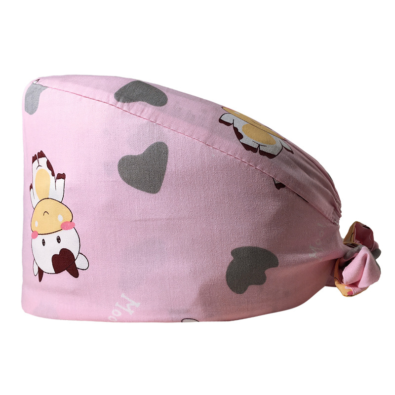 Nuevo Gorro de Enfermera para UCI con Lindos Estampados, Algodón Puro, Gorro de Cocina, Odontología, Belleza y Medicina, Unisex, en Existencia.