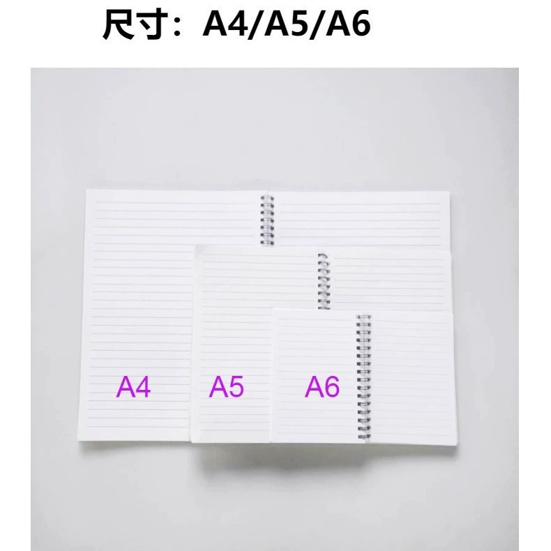 Термотрансферный блокнот для печати логотипов A4, DIY блокнот, специальный блокнот A5 с горизонтальными линиями, кастомизация