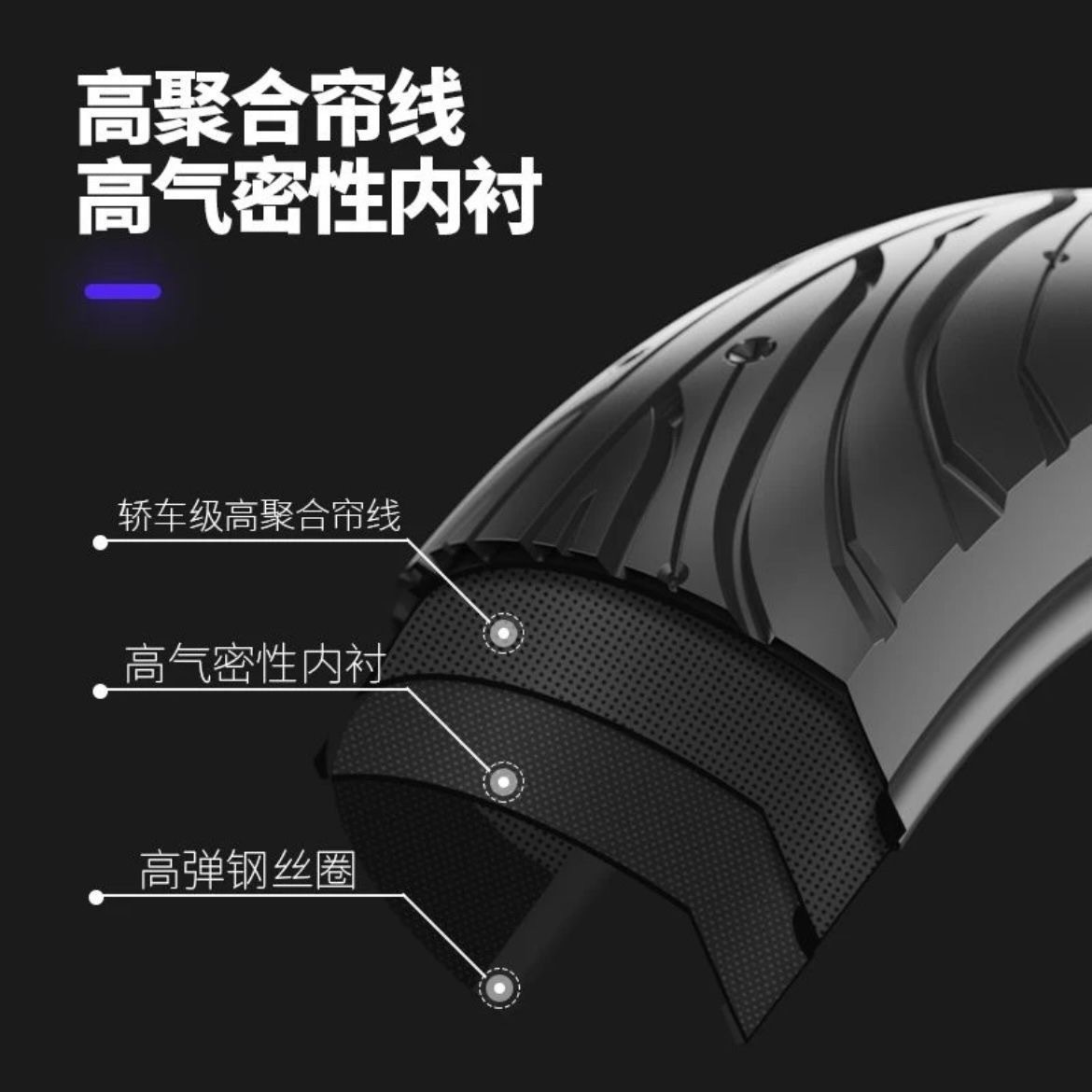 Vacuum Tire Electric Vehicle Tire 14/2.50/3.00-10, Various Models, Universal for Motorcycles, Anti-Slip for Electric Bikes