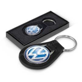 跨境定制高品质金属镶钻皮钥匙扣车钥匙订制精美编织绳小礼品