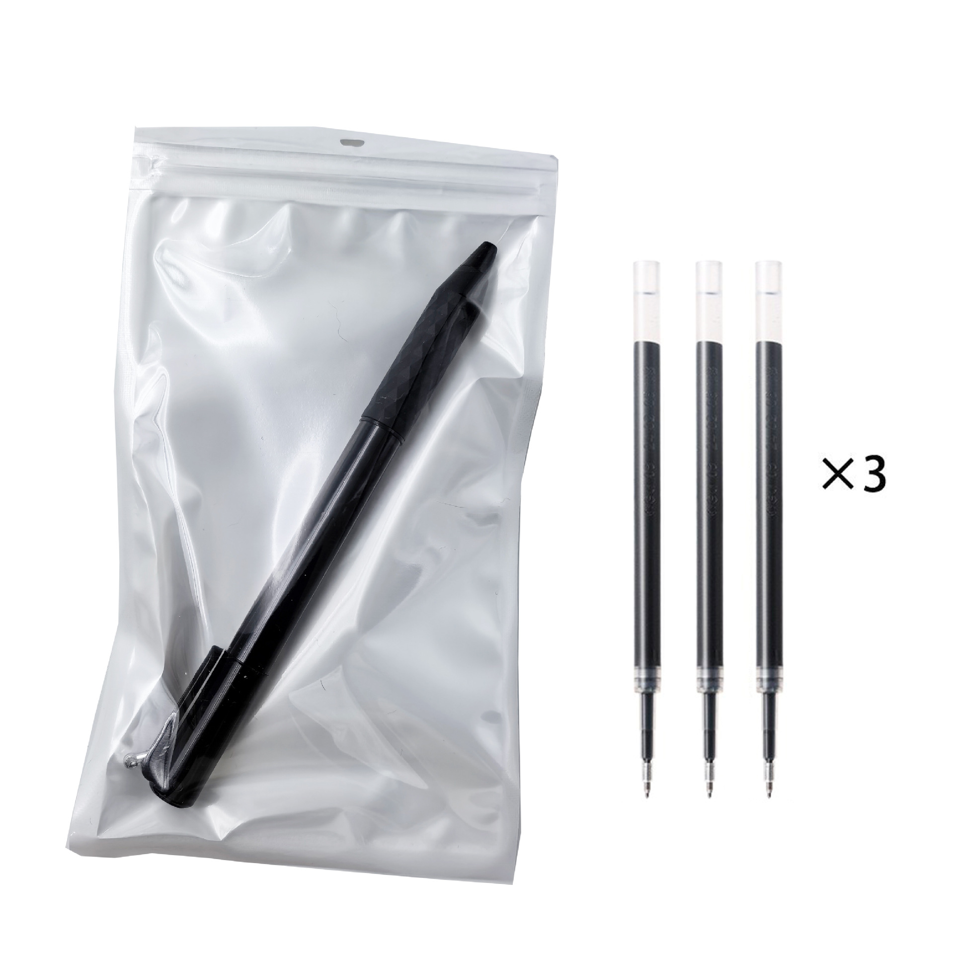 검정색 가방 + 속건성 리필 3개