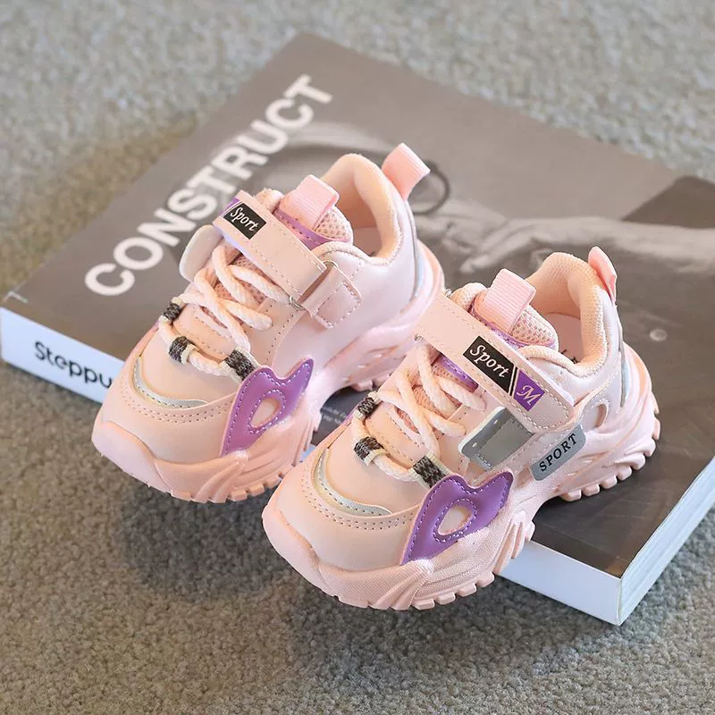 Children's set, sports shoes, non-slip winter footwear for early age, 1-6 years, soft sole
