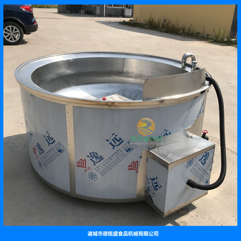 平凉市猪头蹄去毛屠宰设备 电加热松香锅 导热油间接加热不糊锅
