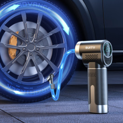 Wireless smart car inflator compact portable car inflator charging light air pump