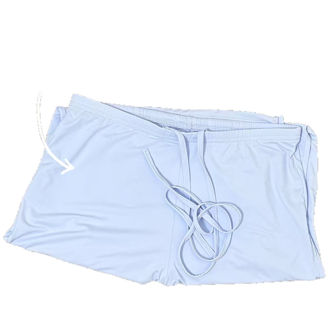 Latte girl se ve delgado, pantalones rectos, pantalones anchos deportivos sueltos para mujer, pantalones colgantes de seda de hielo frescos