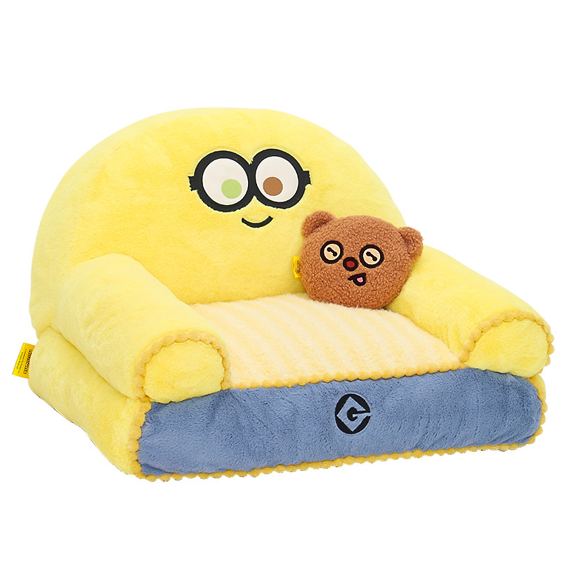 Minions sofá nido conjunto-nombre de la serie pequeño perro desmontable y lavable perrera peluche gato nido invierno cálido suministros para mascotas